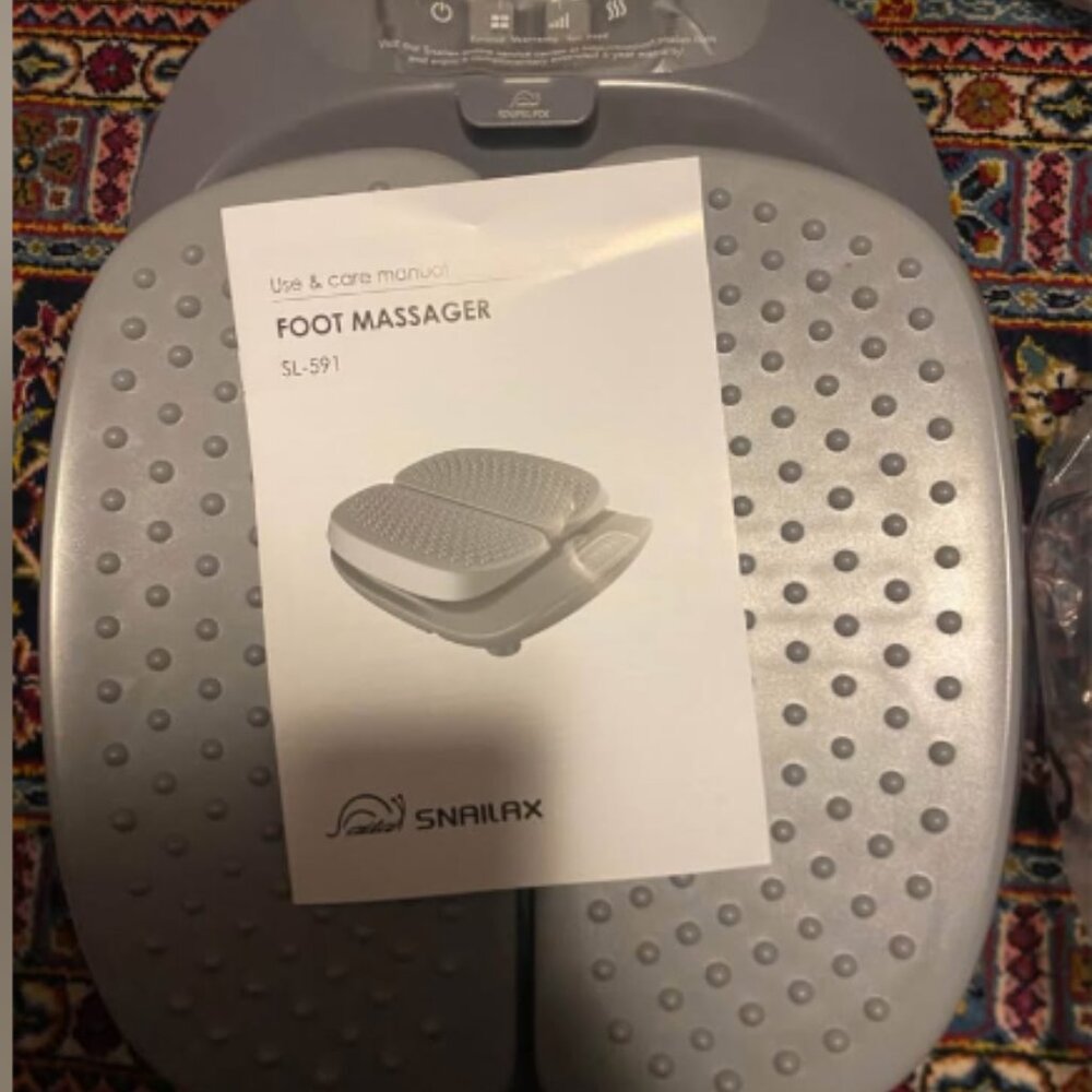 Snailax SL-591 Foot Massager with remote (heat, vibration, adjustable)